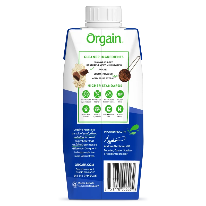 20g Clean Protein Shake - Creamy Chocolate Fudge - Image 4