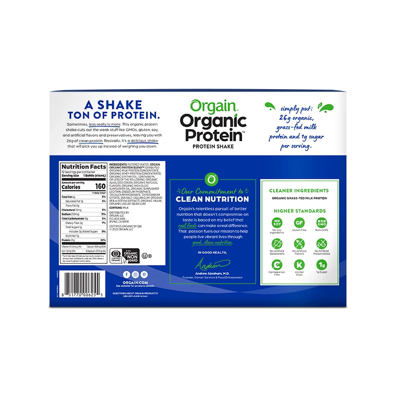 26g Organic Protein™ Grass Fed Protein Shake - Image 5