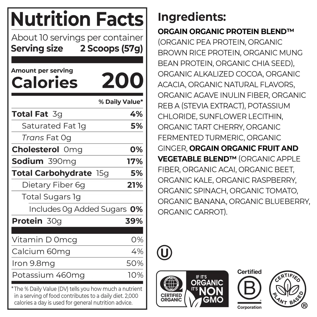 30g Plant Protein Powder - Chocolate - Image 8