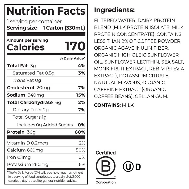 30g Protein Shake - Café Latte - Image 2