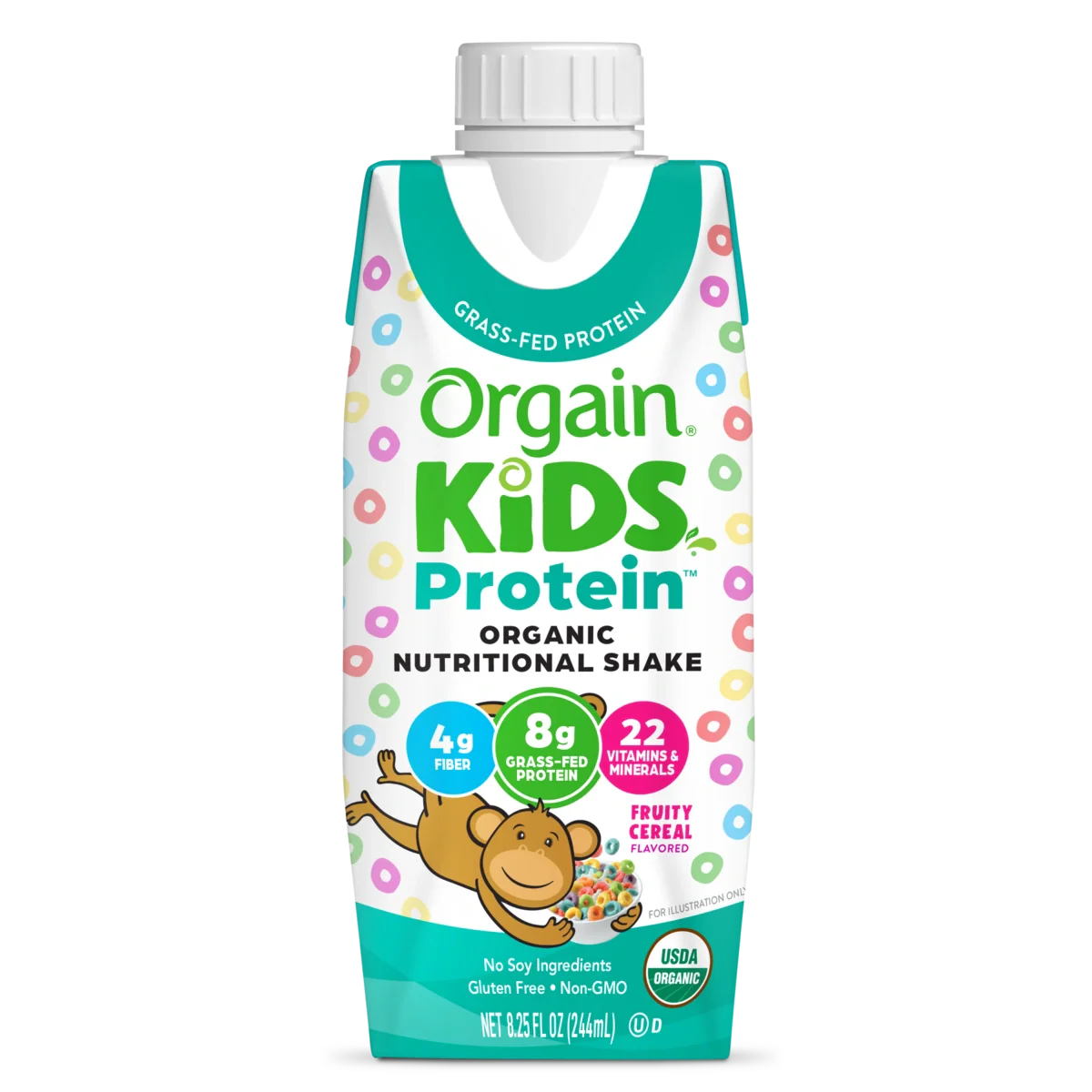 Kids Protein Organic Nutrition Shake - Fruity Cereal - Image 4