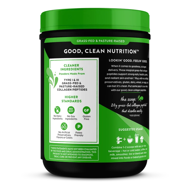 Grass Fed Pasture Raised Collagen Peptides - Unflavored - Image 3