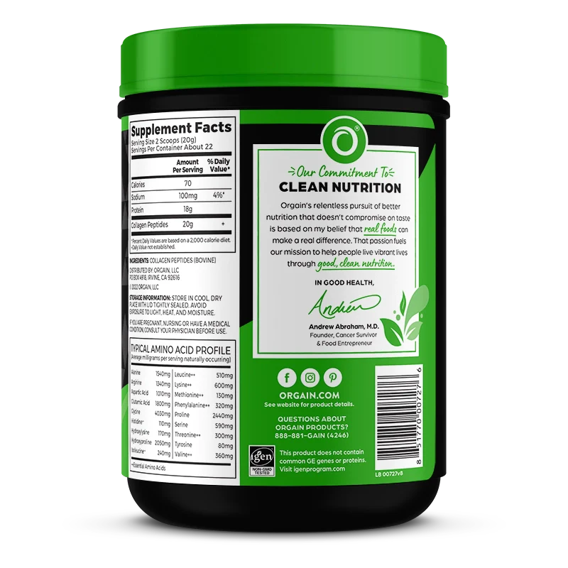 Grass Fed Pasture Raised Collagen Peptides - Unflavored - Image 4