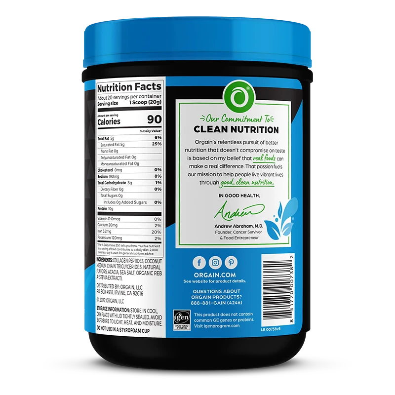 Keto Collagen Protein Powder - Vanilla - Image 4
