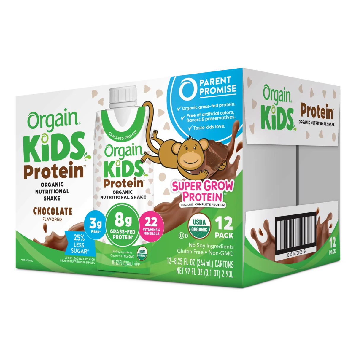 Kids Protein Organic Nutrition Shake - Chocolate - Image 6