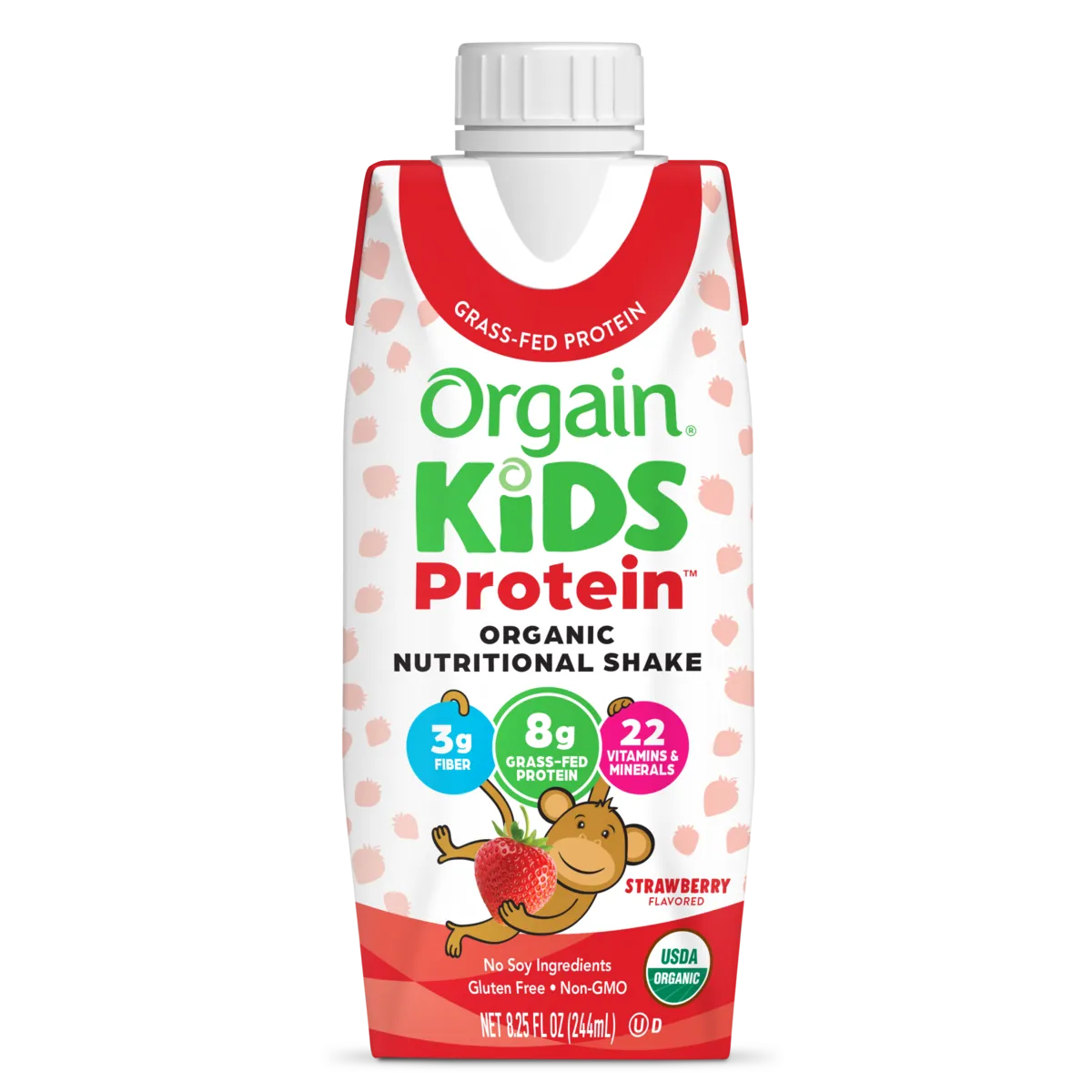 Kids Protein Organic Nutrition Shake - Strawberry - Image 5
