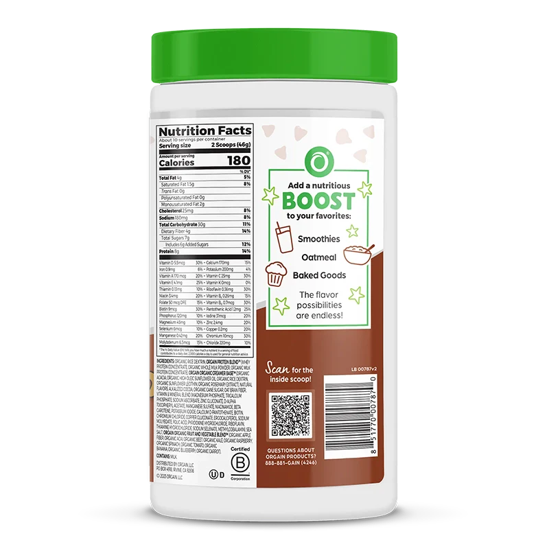 Kids Protein Nutrition Shake Mix - Chocolate Brownie - Image 4