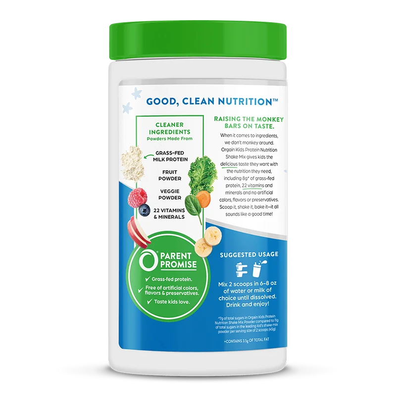 Kids Protein Nutrition Shake Mix - Vanilla Bean Ice Cream - Image 3
