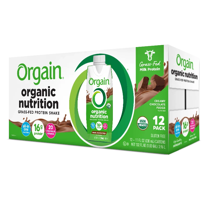 Organic Nutrition Shake - Creamy Chocolate Fudge - Image 4