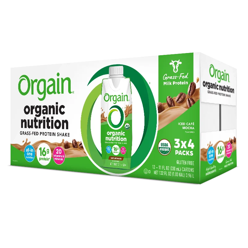 Organic Nutrition Shake - Iced Cafe Mocha - Image 3