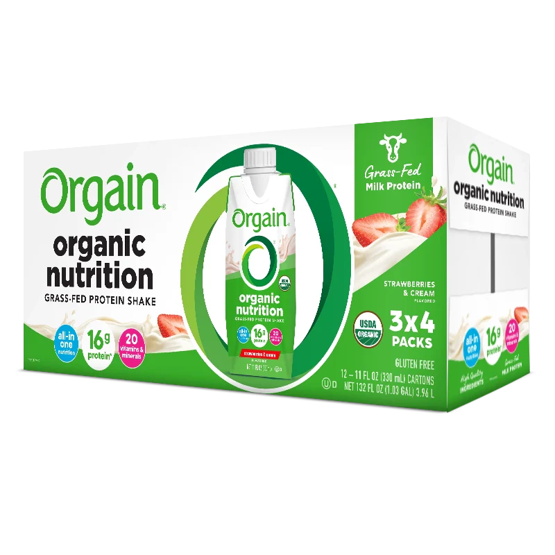 Organic Nutrition Shake - Strawberries & Cream - Image 3