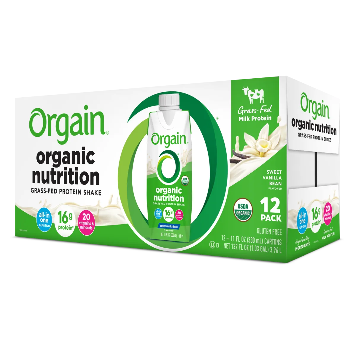 Organic Nutrition Shake - Sweet Vanilla Bean - Image 4