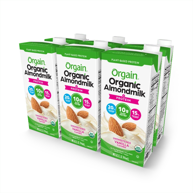 Organic Protein™ Almond Milk - Unsweetened Vanilla - Image 3