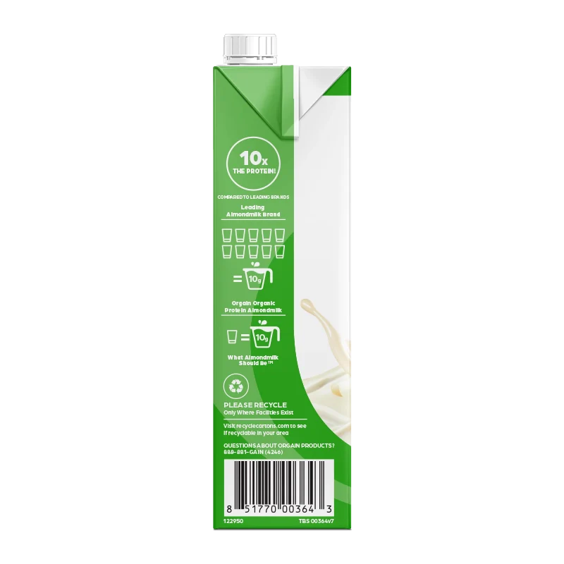 Organic Protein™ Almond Milk - Unsweetened Vanilla - Image 5