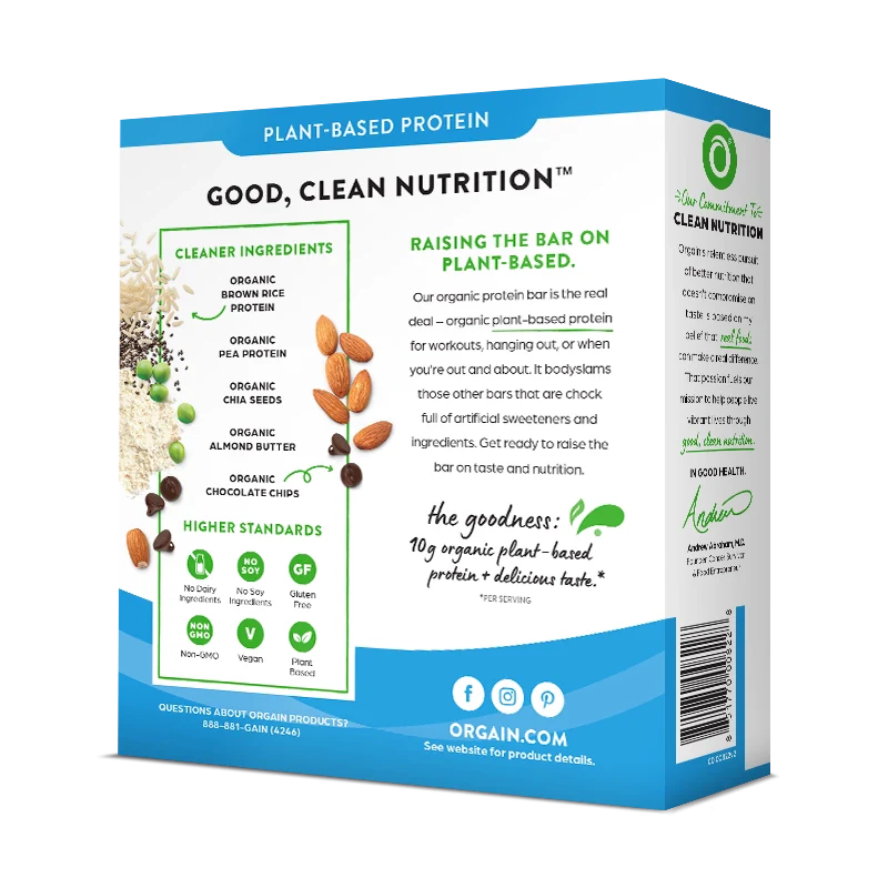 Organic Protein Bar - Chocolate Brownie - Image 6