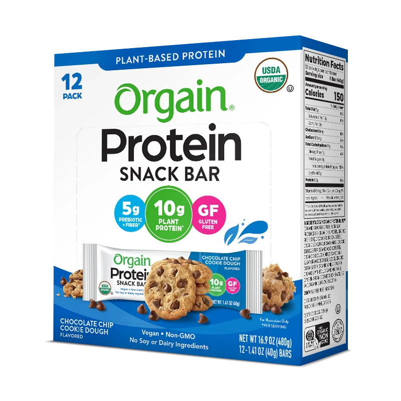 Organic Protein Bar - Chocolate Chip Cookie Dough - Image 4