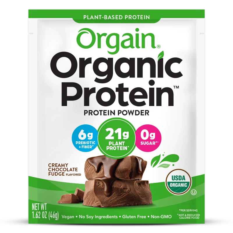 Organic Protein™ Plant Based Protein Powder - Creamy Chocolate Fudge - Image 11