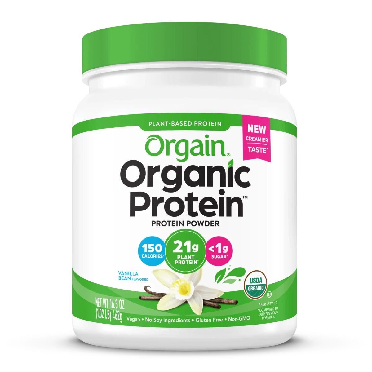Organic Protein™ Plant Based Protein Powder - Vanilla Bean - Image 5