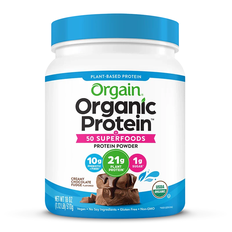 Organic Protein™ & Superfoods Plant Based Protein Powder - Creamy Chocolate Fudge - Image 5