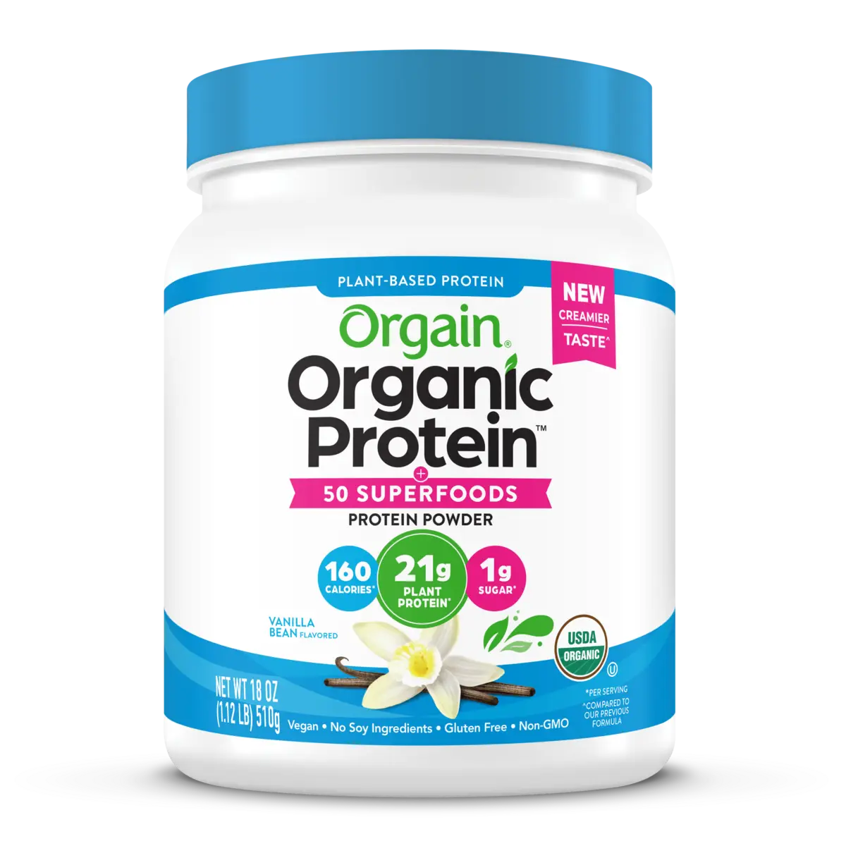 Organic Protein™ & Superfoods Plant Based Protein Powder - Vanilla bean - Image 5