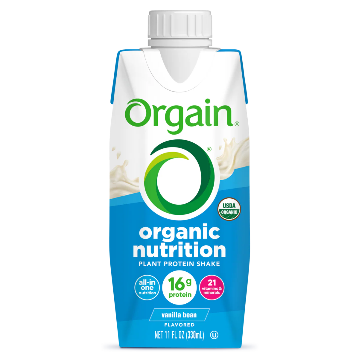 Vegan Organic Nutrition Shake - Vanilla Bean - Image 3